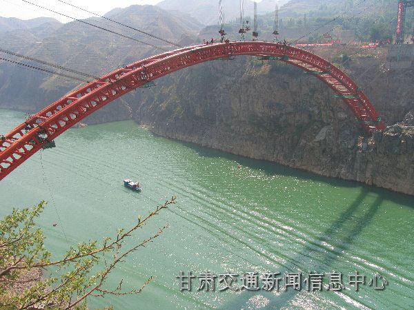 Liujiaxia Reservoir2008Construction.jpg