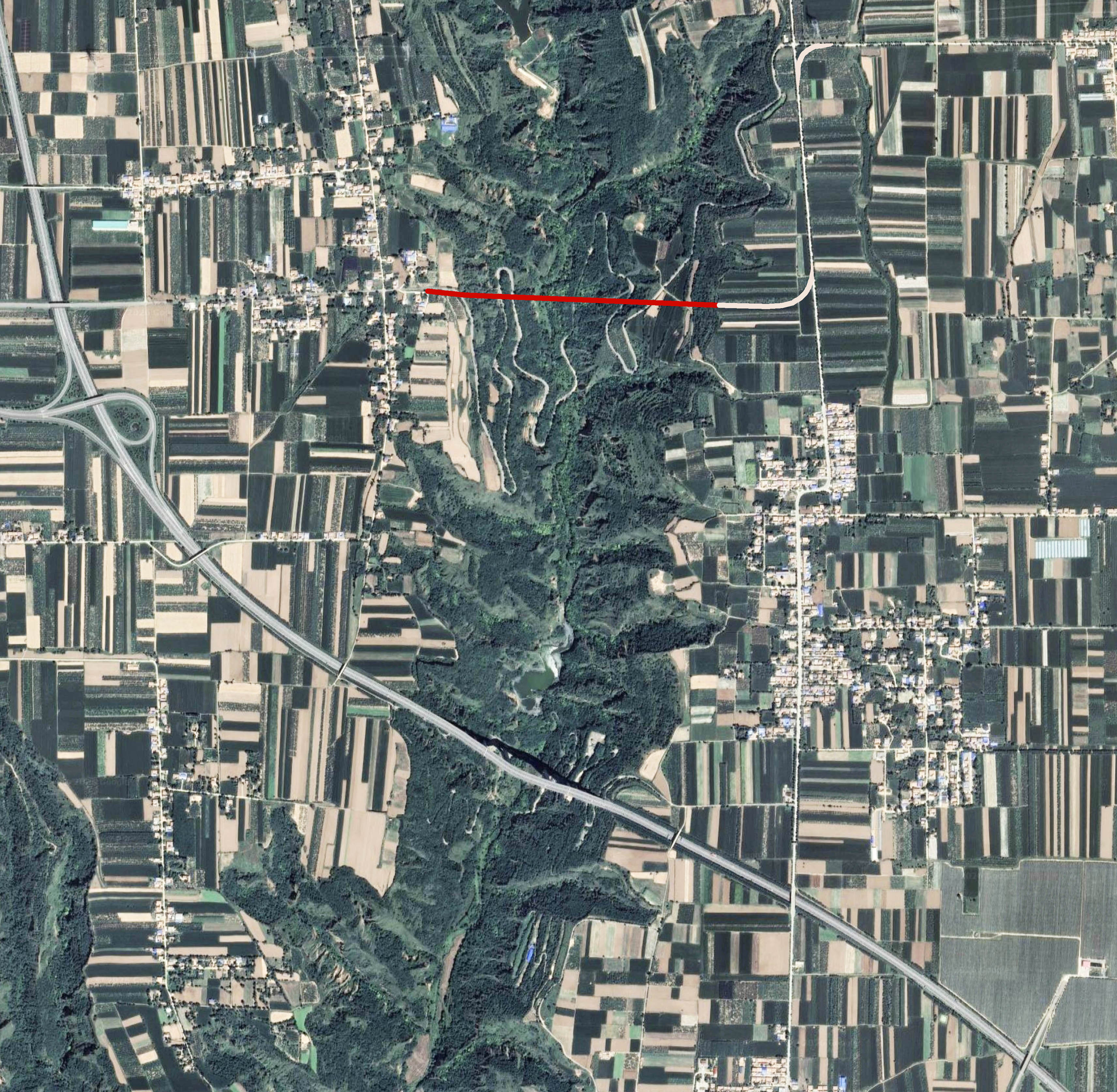Tongshengou Road Satellite.jpg
